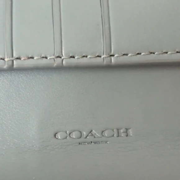 Coach Light Blue Women's Wallet New - Picture 3 of 5